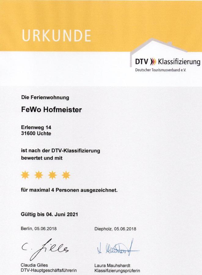 Ferienwohnung Uchte Eksteriør bilde